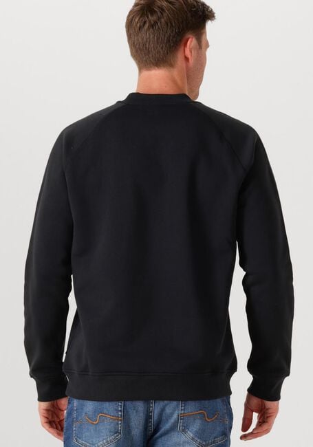Zwarte GENTI Trui BASIC LOGO SWEATER - large