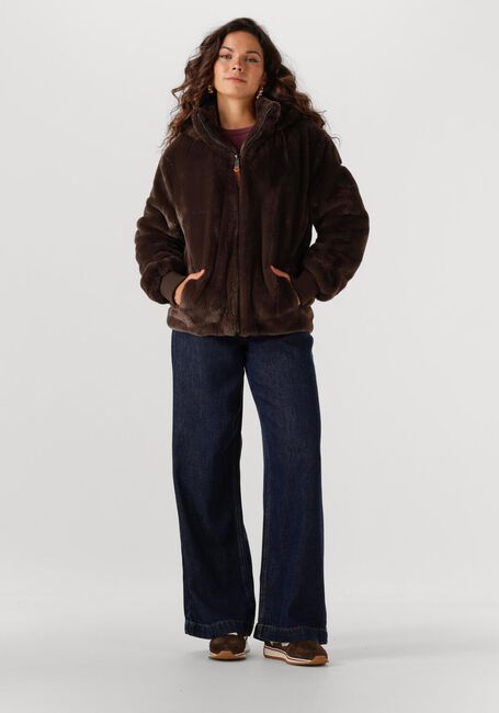 Bruine MOSCOW Faux fur jas 08-08-EVELYN-3 - large