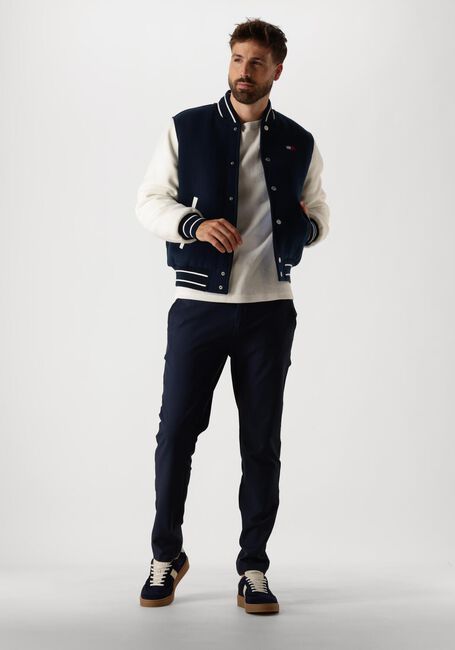 Donkerblauwe TOMMY JEANS Jack TJM WOOL BLEND VARSITY JKT EXT - large