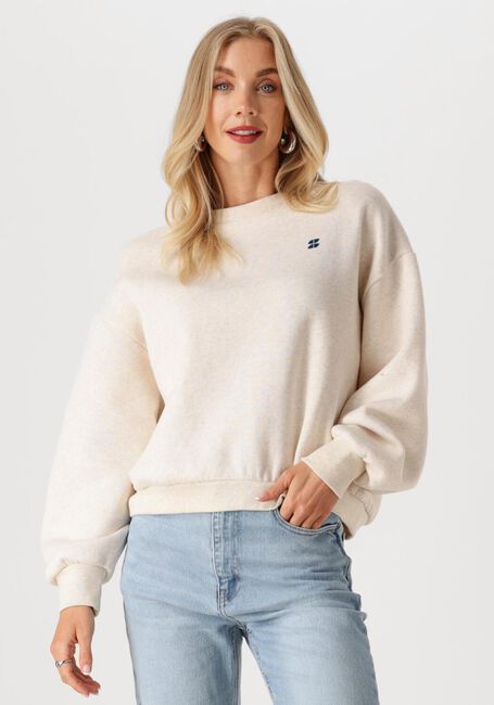 Ecru BY-BAR Sweater BIBI DANCING MELANGE SWEATER - large