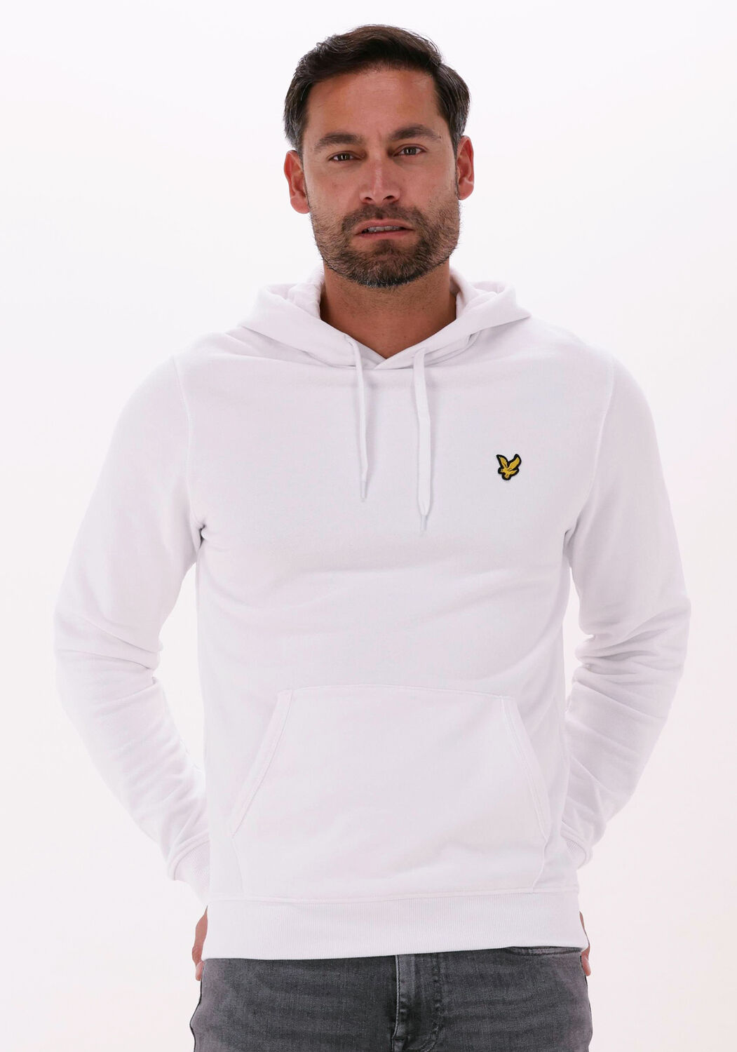 Heren shop sweater wit