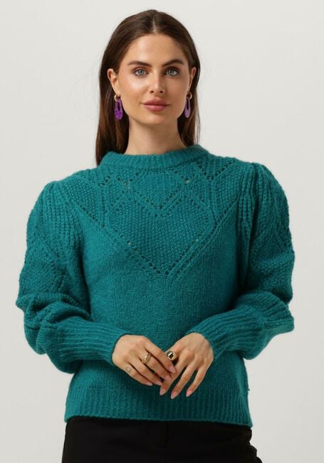 Turquoise FABIENNE CHAPOT Trui CATHY PULLOVER 208 - large