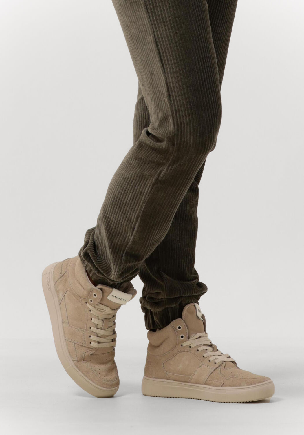 Beige BLACKSTONE Hoge sneaker YL51 | Omoda