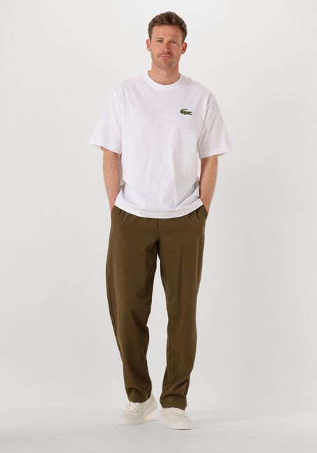 Witte LACOSTE T-shirt 1HT1 MENS TEE-SHIRT 01 - large