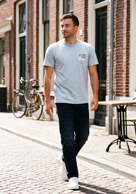 Lichtblauwe BUTCHER OF BLUE T-shirt ARMY BRUSH TEE - large