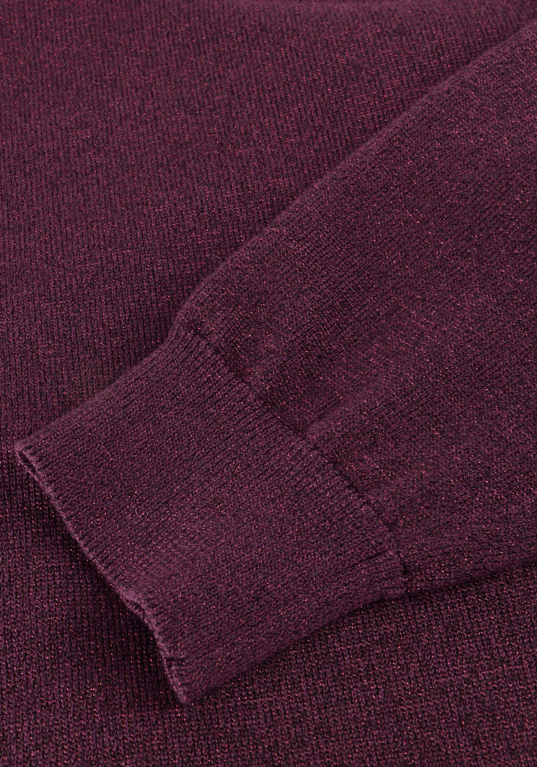 Bordeaux SUMMUM Trui TURTLE NECK SWEATER SOFT VISCOSE POLYAMIDE LUREX KNIT - large