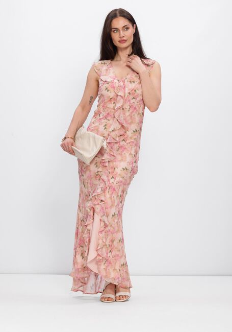 Lichtroze NEO NOIR Maxi jurk ZELLA CHIFFON PRINT DRESS - large