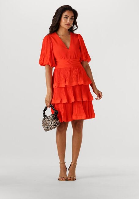 Oranje Y.A.S. Mini jurk YASPLIRA SS DRESS S - large