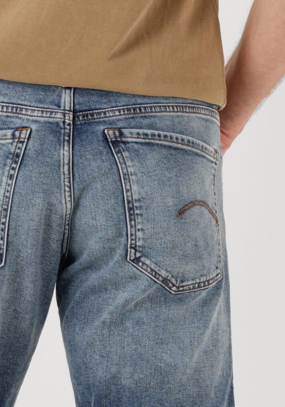 G-STAR RAW Heren Jeans Mosa Short Blauw