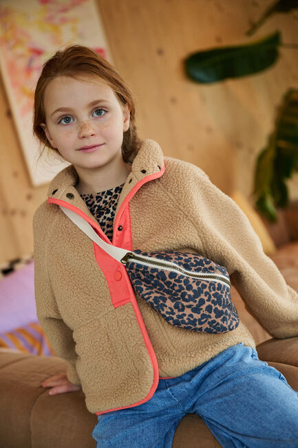 Beige TUMBLE 'N DRY Teddy jas BAYSIDE - large