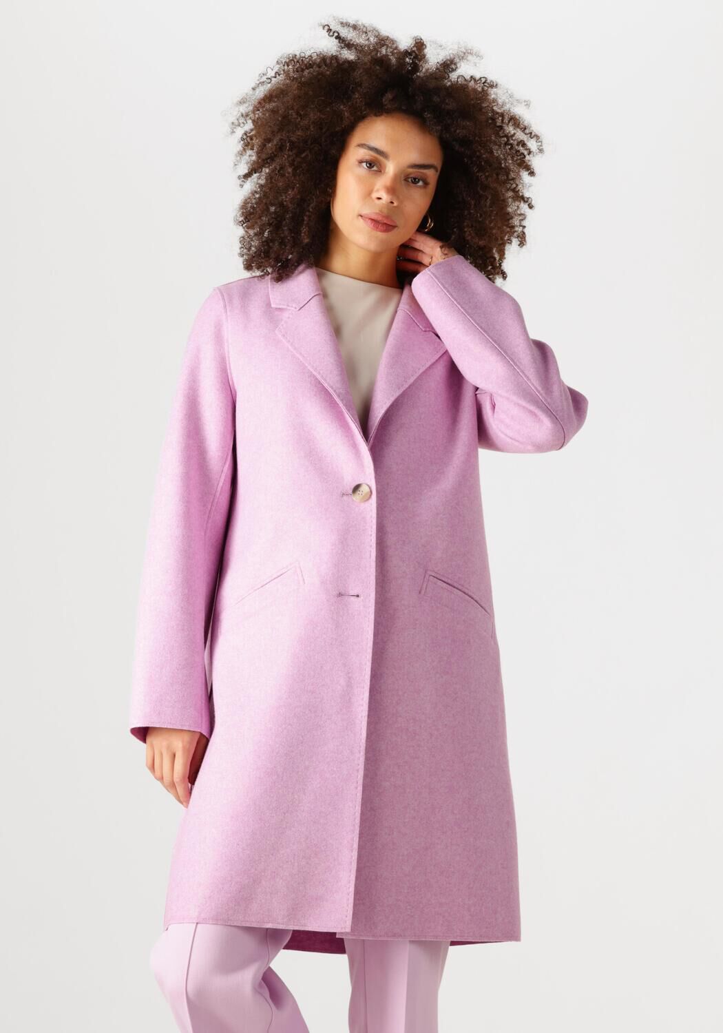 Beaumont Jazzy Coat in Roze Pink Dames