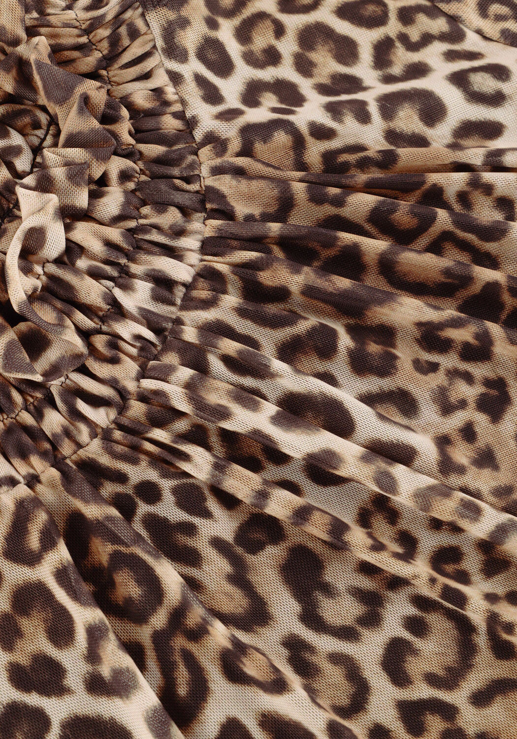 Bruine ANA ALCAZAR Mini jurk DRESS TURTLENECK - large