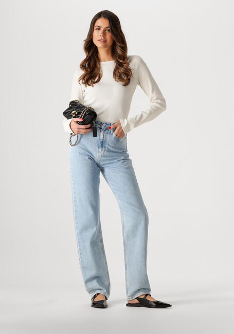Lichtblauwe CALVIN KLEIN Straight leg jeans HIGH RISE STRAIGHT - large