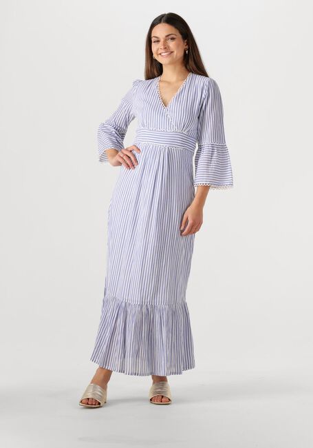 Blauwe MOLIIN Maxi jurk DULCE - large