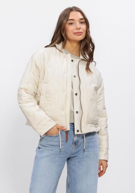 Ecru MOSCOW Gewatteerde jas 09-08-HAMELI - large
