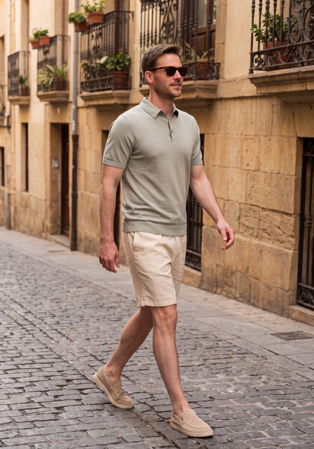 Beige MACE Instappers LIAM-01 - medium