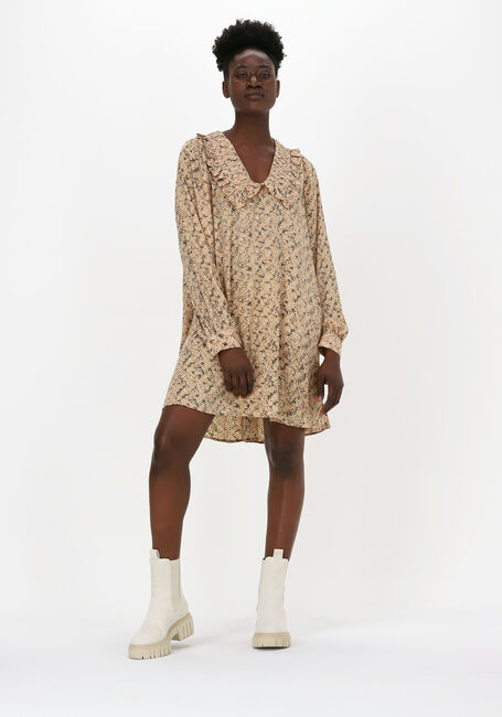 Beige SISSEL EDELBO Mini jurk BERLIN DRESS - large