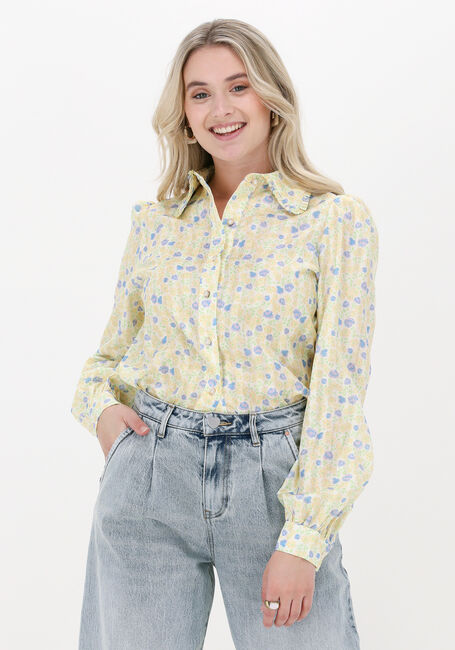 Gele NA-KD Blouses BUTTON UP COLLAR BLOUSE - large