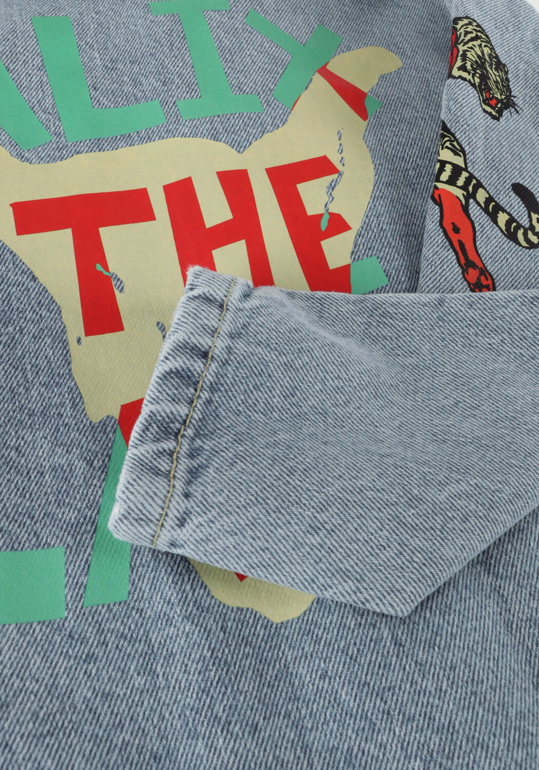 Blauwe ALIX MINI Spijkerjas WOVEN DENIM JACKET - large