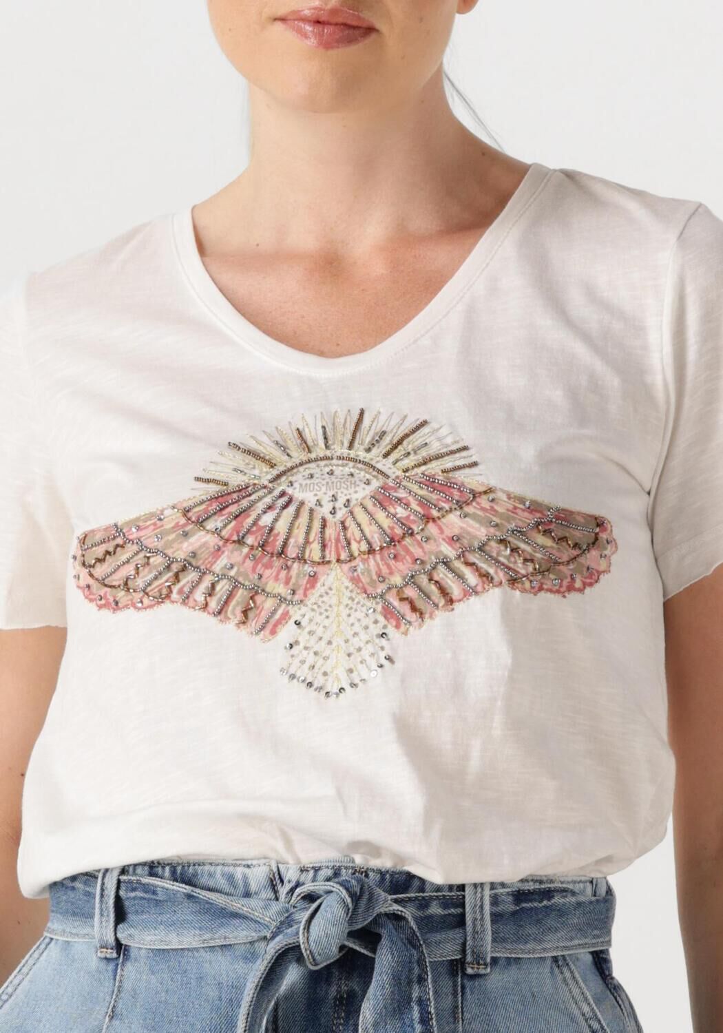 MOS MOSH Dames Tops & T-shirts Nadine Wit