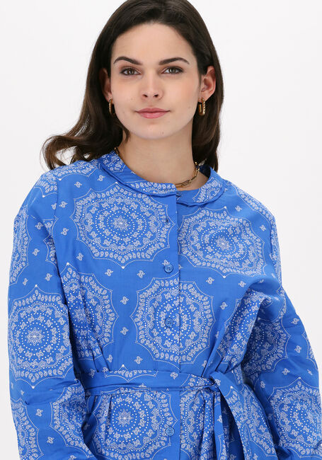 Blauwe LOLLYS LAUNDRY Mini jurk VEGA - large