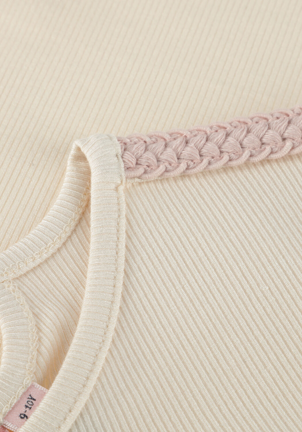 Creme NONO T-shirt KRIS RIB TSHIRT - large