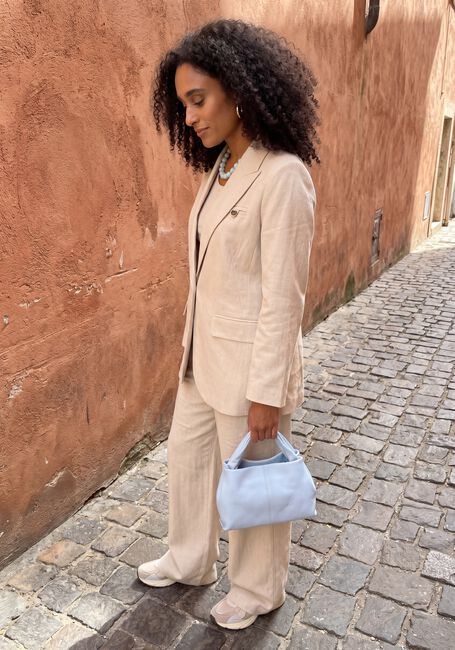 Beige CO'COUTURE Blazers LEENACC LINEN FITTED BLAZER - large