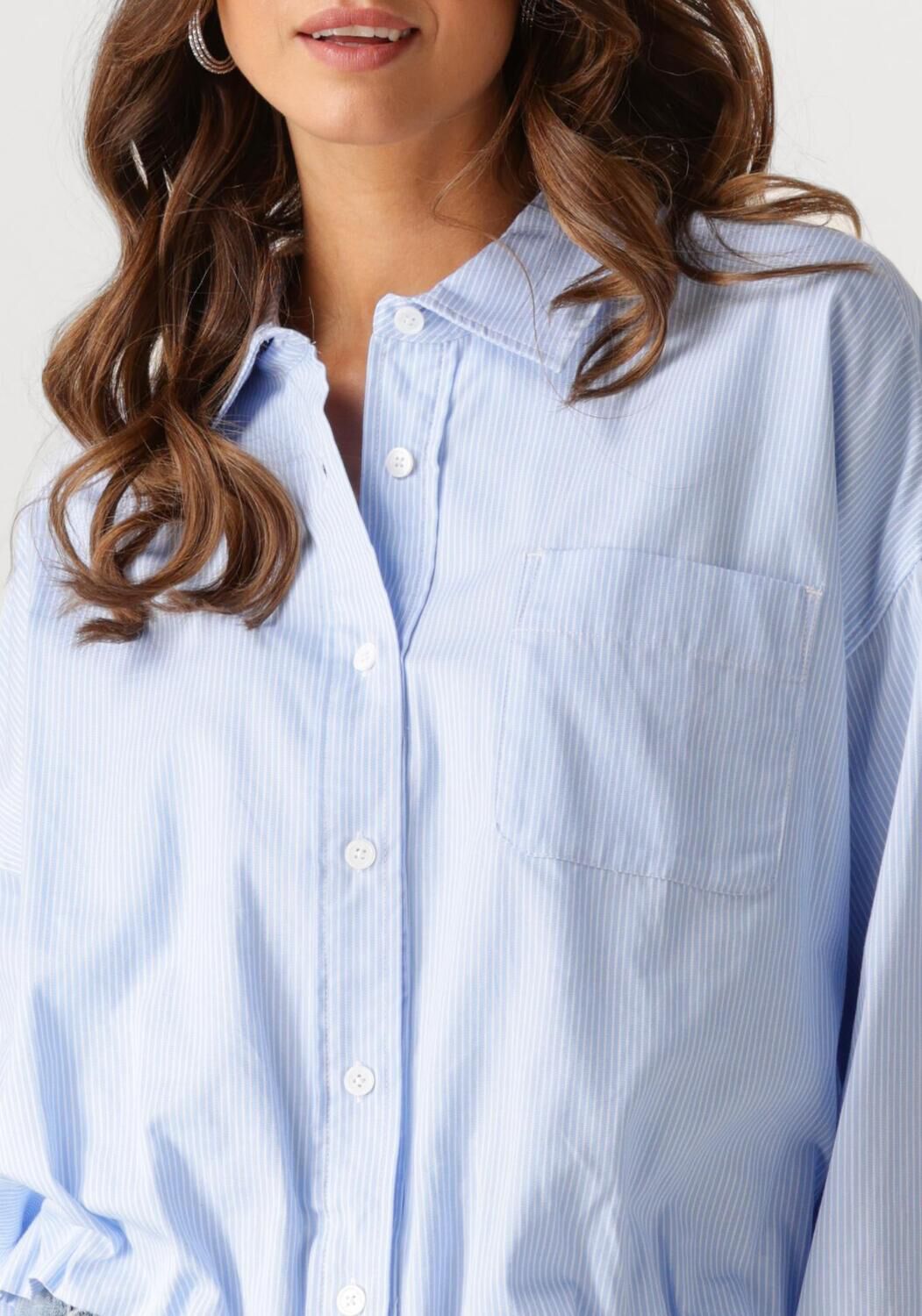CATWALK JUNKIE Dames Blouses Tuck In Blouse Blauw