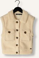 Beige NOBELL Gilet BEDDY GIRLS TEDDY GILET IVORY Beige NOBELL Gilet BEDDY GIRLS TEDDY GILET IVORY - medium