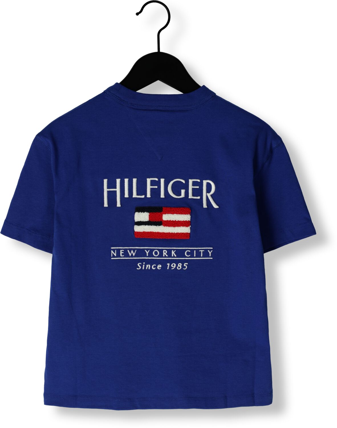 TOMMY HILFIGER Jongens Polo's & T-shirts Hilfiger Flag Terry Emb Tee Ss Blauw