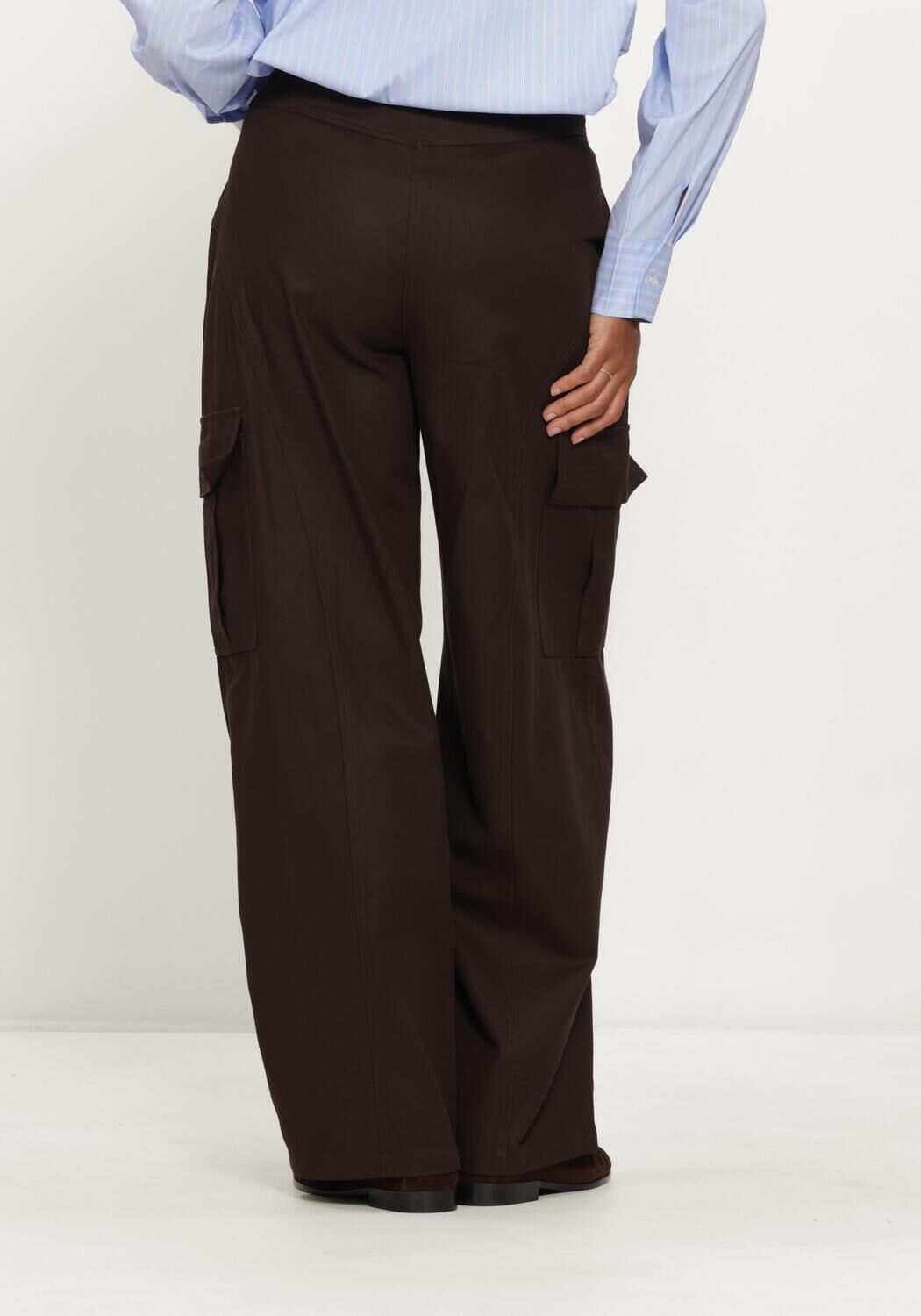 Bruine COPENHAGEN MUSE Cargobroeken CMKAELI-PANTS - large