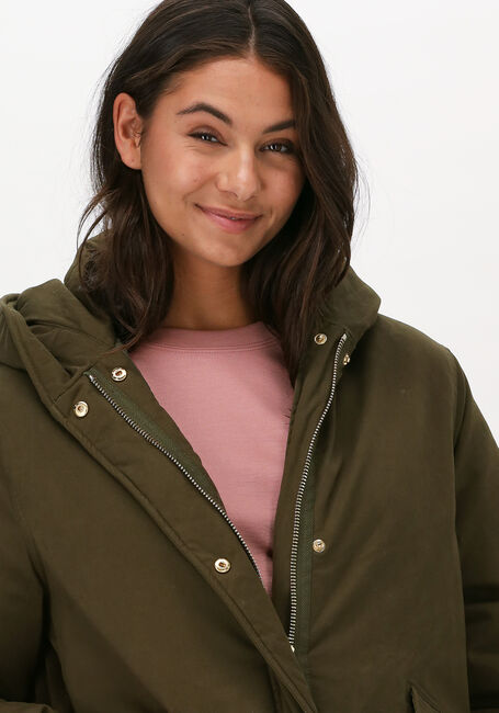 Groene SCOTCH & SODA Parka's REVERSIBLE HOODED PARKA WITH R - large