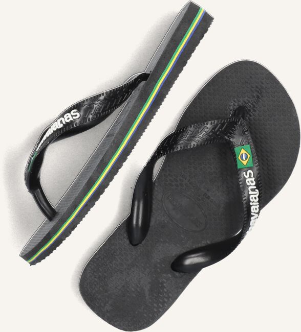 Zwarte HAVAIANAS Teenslippers BRASIL LOGO KIDS Zwarte HAVAIANAS Teenslippers BRASIL LOGO KIDS - large