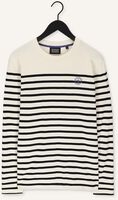 Gebroken wit SCOTCH & SODA T-shirt STRIPED LONG-SLEEVED T-SHIRT W Gebroken wit SCOTCH & SODA T-shirt STRIPED LONG-SLEEVED T-SHIRT W - medium