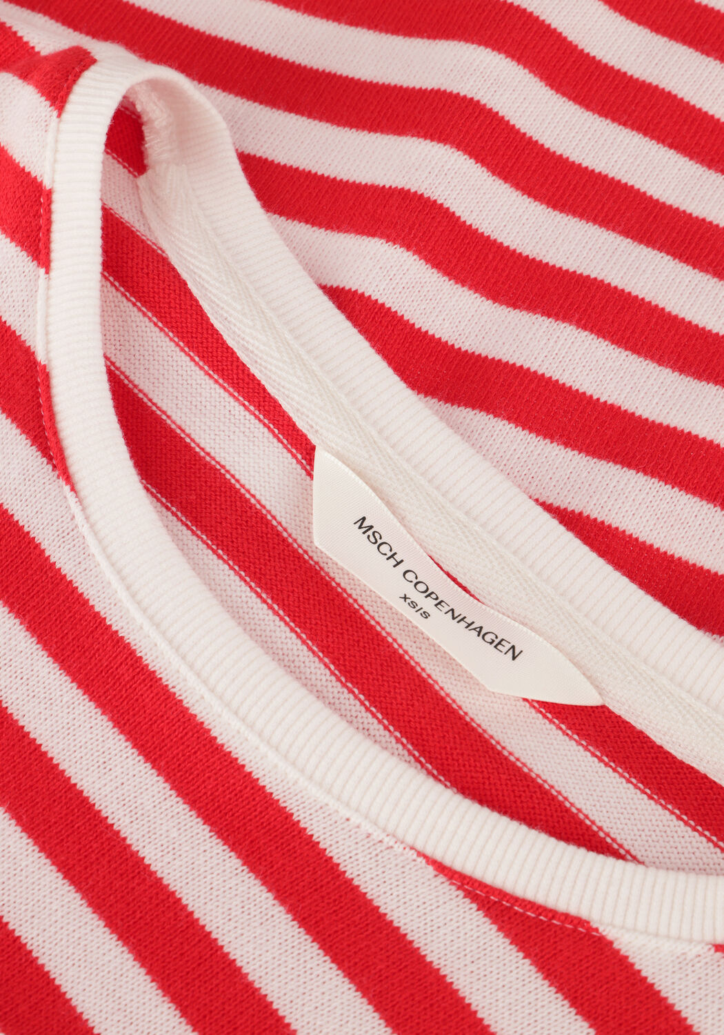 Rode MSCH COPENHAGEN T-shirt MSCHKEMBA BAHARA SS PULLOVER STP - large