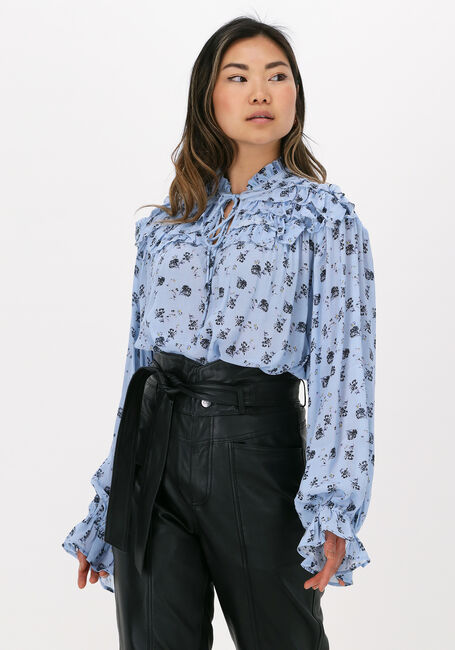 Lichtblauwe BRUUNS BAZAAR Blouses JACINTA BETTY BLOUSE - large
