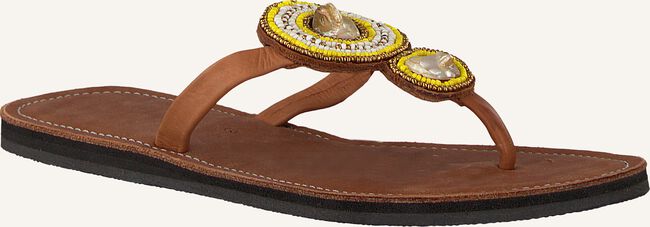 Cognac OMODA KUBUNI Teenslippers SLIPPER FLOWER Cognac OMODA KUBUNI Teenslippers SLIPPER FLOWER - large