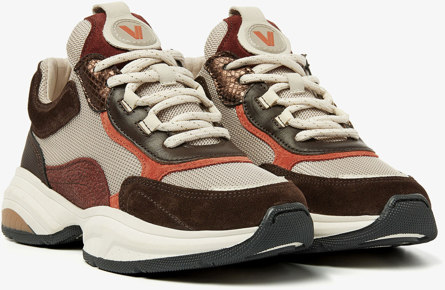 Rode VIA VAI Lage sneakers PEPPER FIN - large