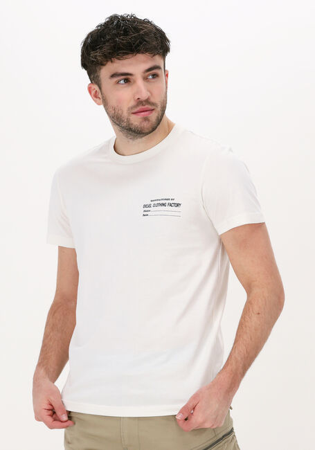 Witte DIESEL T-shirt T-DIEGOS-C5 - large