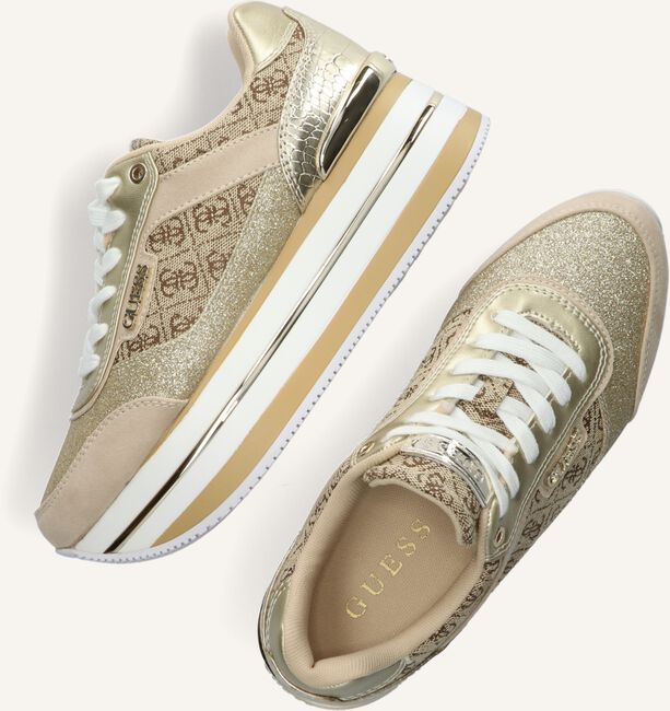 Gouden GUESS Lage sneakers HANSIN Omoda