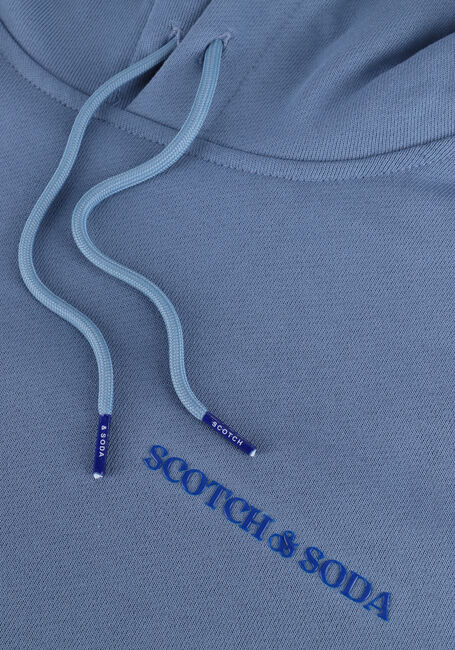 Blauwe SCOTCH & SODA Sweater UNISEX HOODIE - large