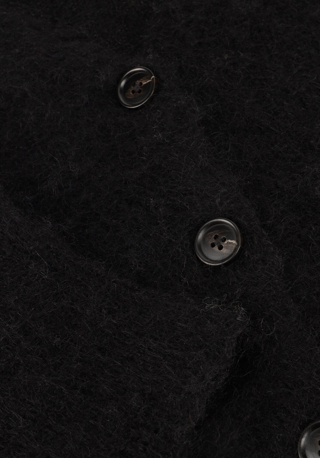 Zwarte EDITED Vest ONORINA MOHAIR CARDIGAN - large