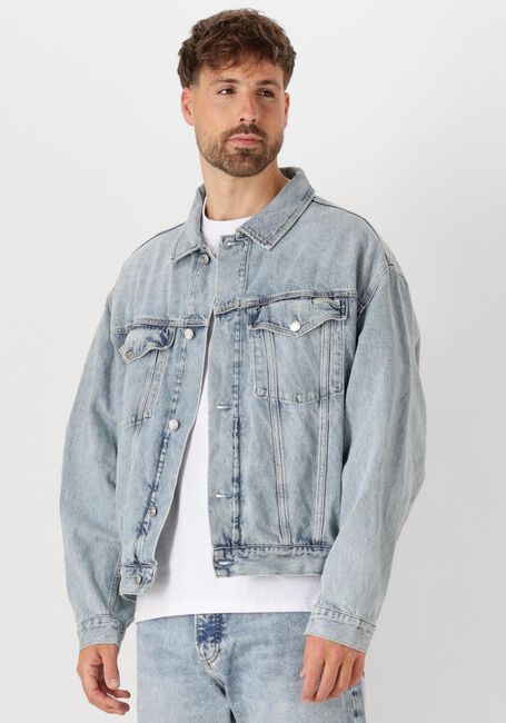 Blauwe CALVIN KLEIN Spijkerjas RELAXED DENIM JACKET - large