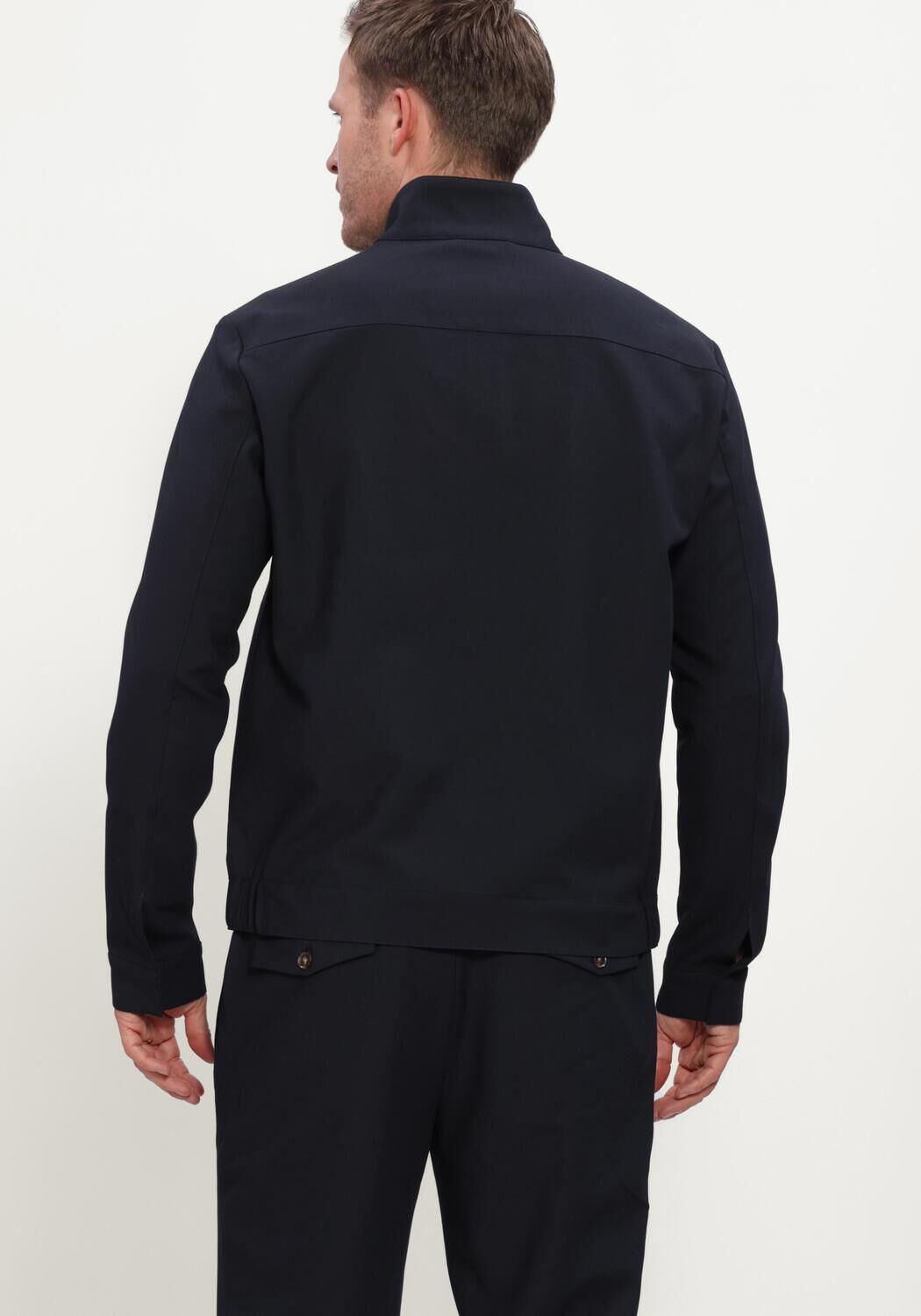 Donkerblauwe STEFANO LAURAN Overshirts SL-CAMIEL - large