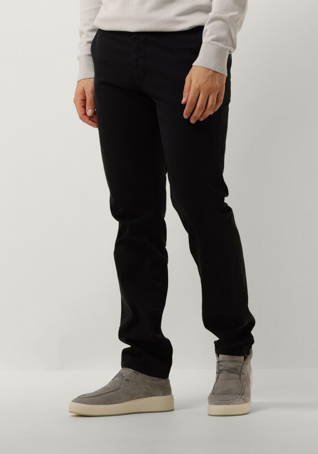 BOSS Heren Broeken Chino_slim Zwart