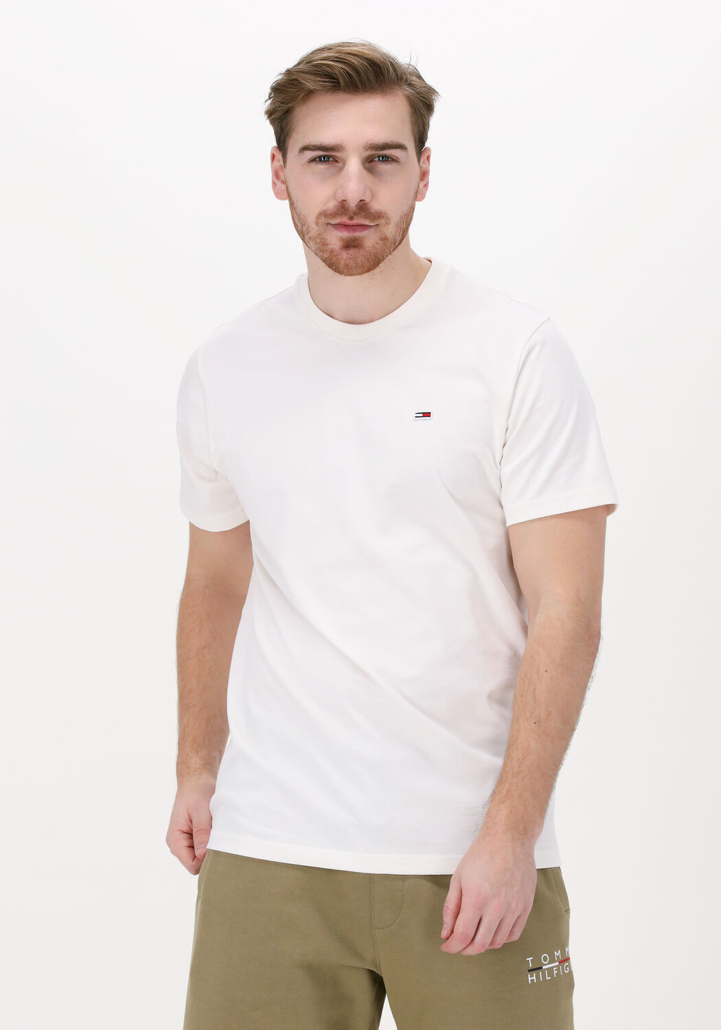 Gebroken wit TOMMY JEANS T-shirt TJM 