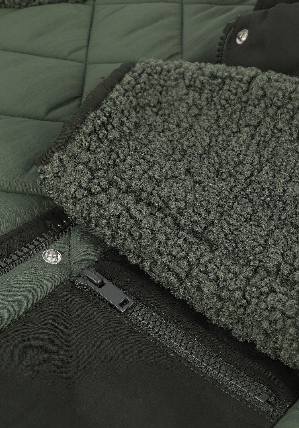 Groene ENVII Teddy jas ENANTOINE JACKET 6729 - large