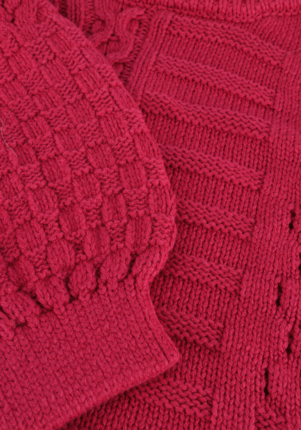 Roze OBJECT Trui OBJRUSH RE L/S KNIT PULLOVER - large