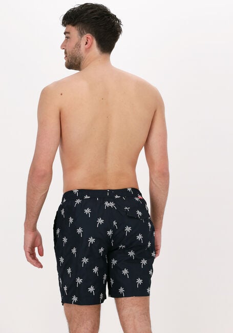 Blauwe SCOTCH & SODA Zwembroeken RECYCLED POLYESTER EMBROIDERED SWIMSHORT - large