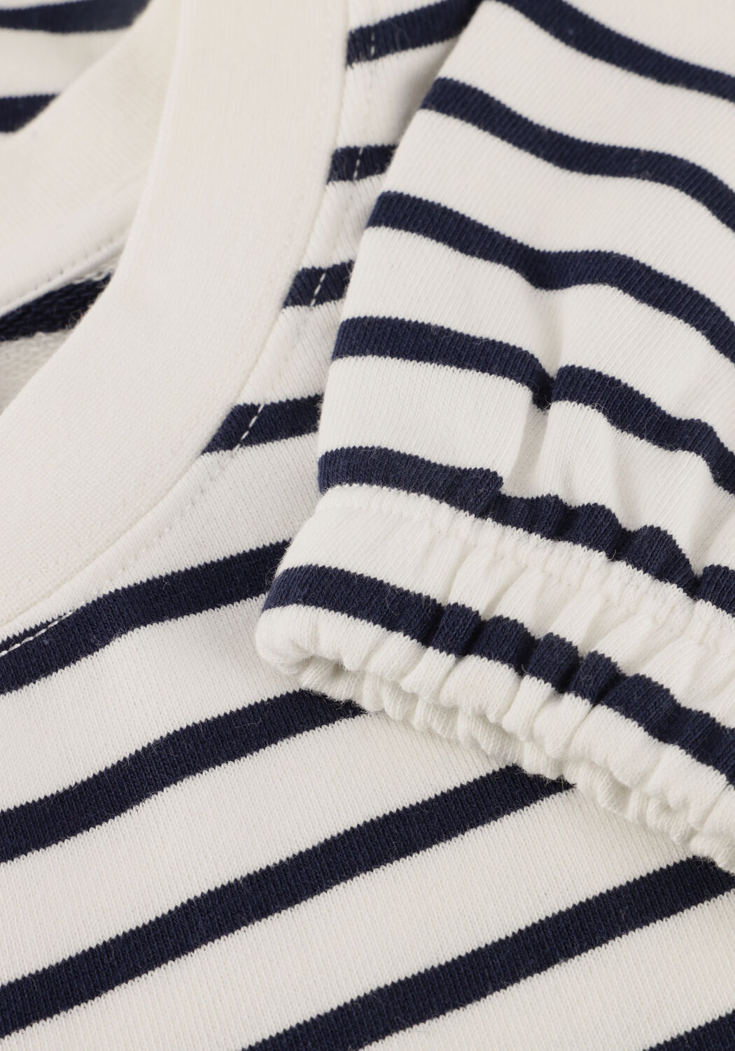 Blauwe CATWALK JUNKIE Truien/vesten STRIPED SWEATER WITH ELASTIC HEMS - large